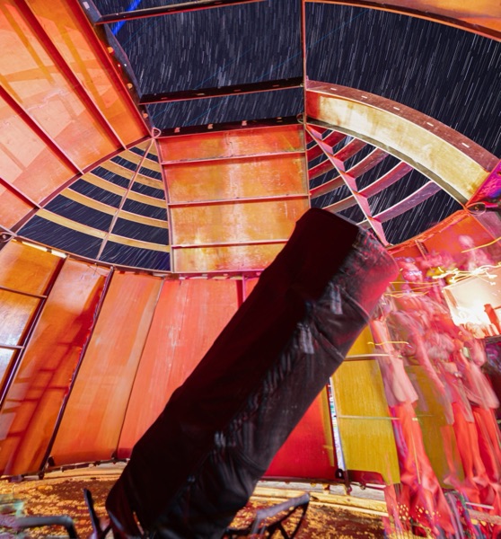 Telescopes under the night sky at Black Rock Observatory